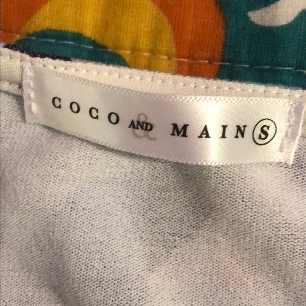 Coco & Main Euc Asymmetrical Patterned Dress/Tunic - image 5